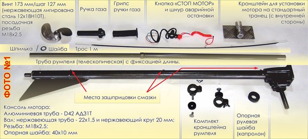 Мотовесло своими руками чертежи